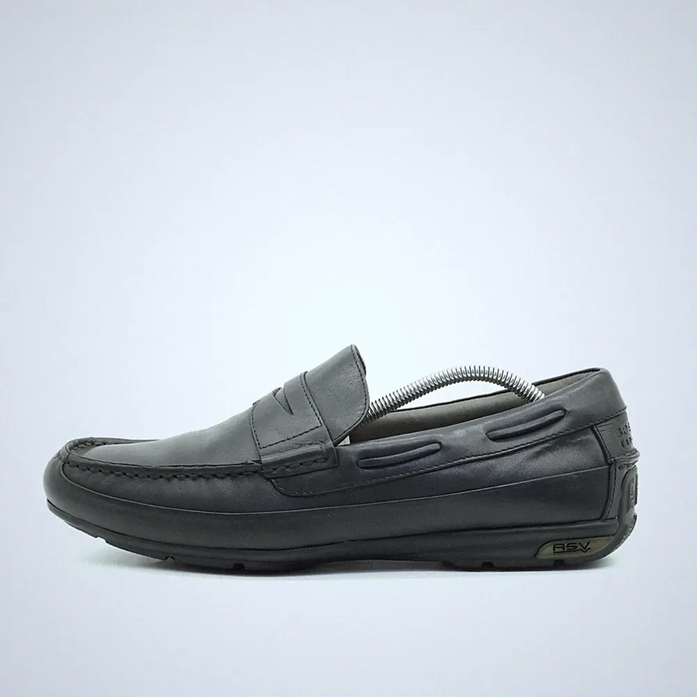Sperry Herren Top-Sider Penny Loafer Mokassin Schwarz Rutschfeste Sohle EU 44