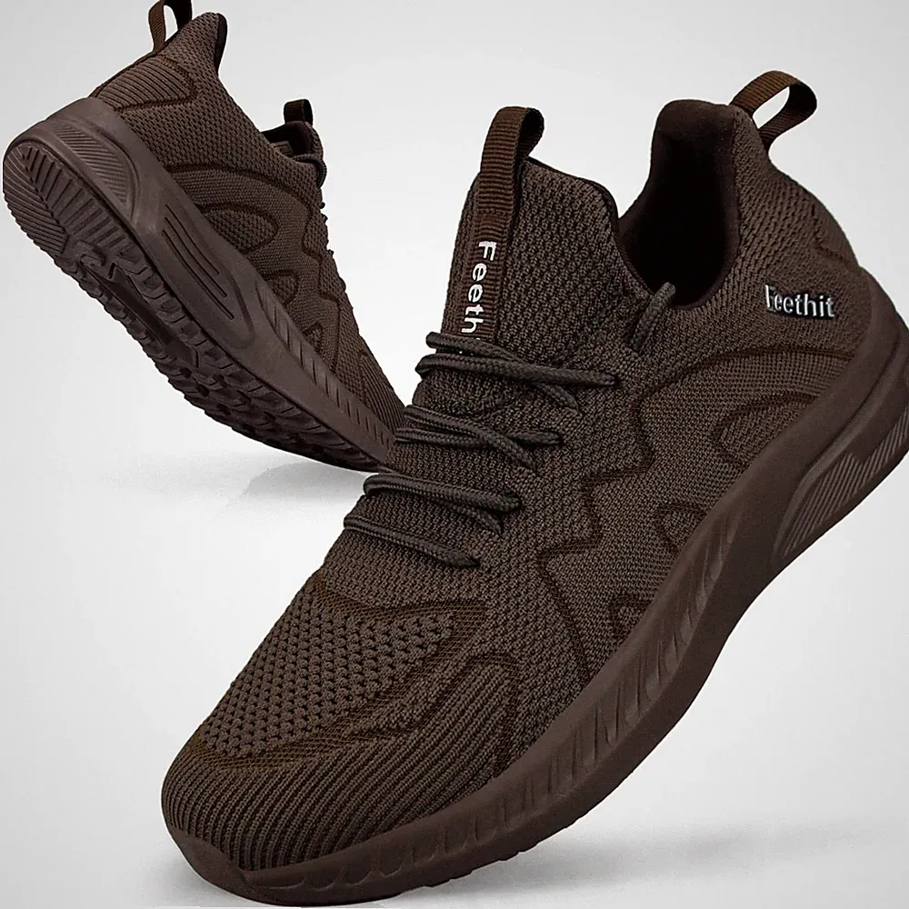 Sportschuhe Herren Laufschuhe Turnschuhe Sneaker Fitness Braun 43