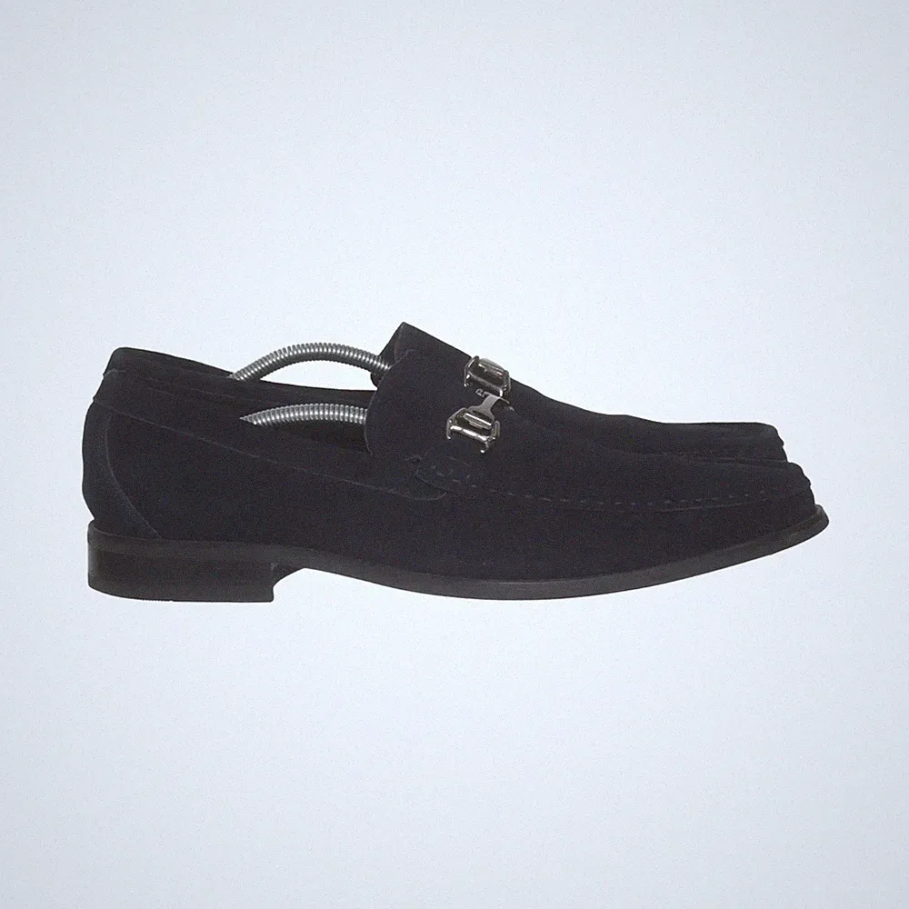 Stacy Adams, Loafers, Größe: 45 1/2, Leder, Blau, Herren #OJD