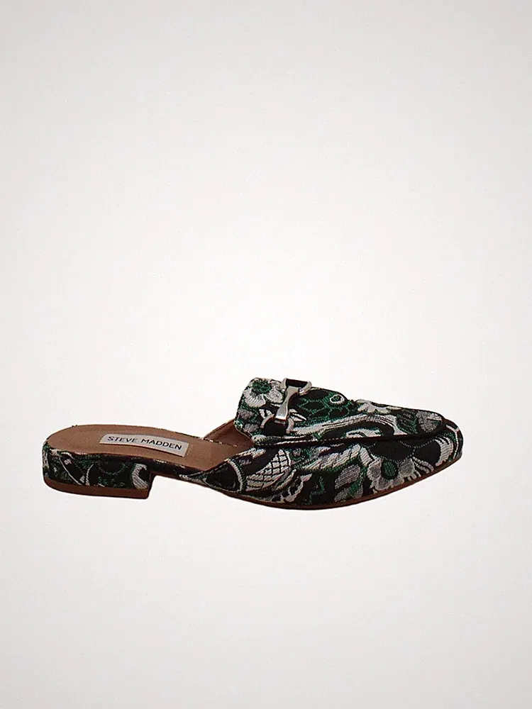 Steve Madden flache Damenschuhe UK 5 mehrfarbig geblümt 100 % andere Halbschuhe