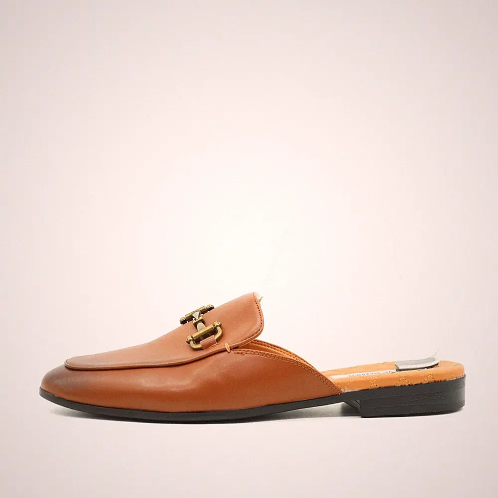 Steve Madden Herren Loafer EU 42,5 P-Majjik Braun Goldfarbene Akzente Classic