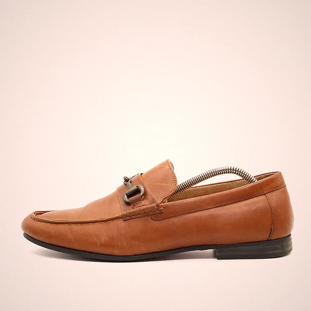 Steve Madden Herren Mokassin EU 42,5 P-Perfect Cognac Classic