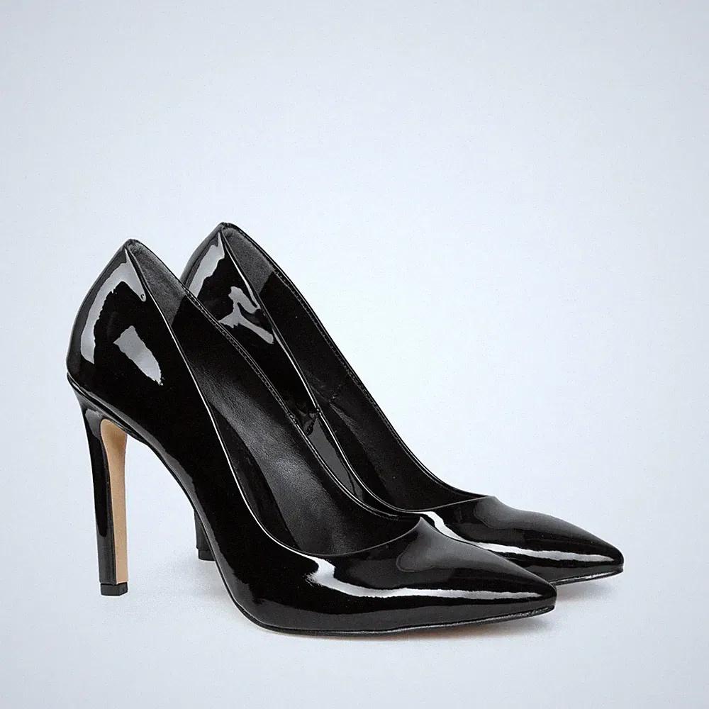 Stiletto Pumps Damen Lack / Matt High Heels 10cm Michael Soul Lucia Größe 36-46