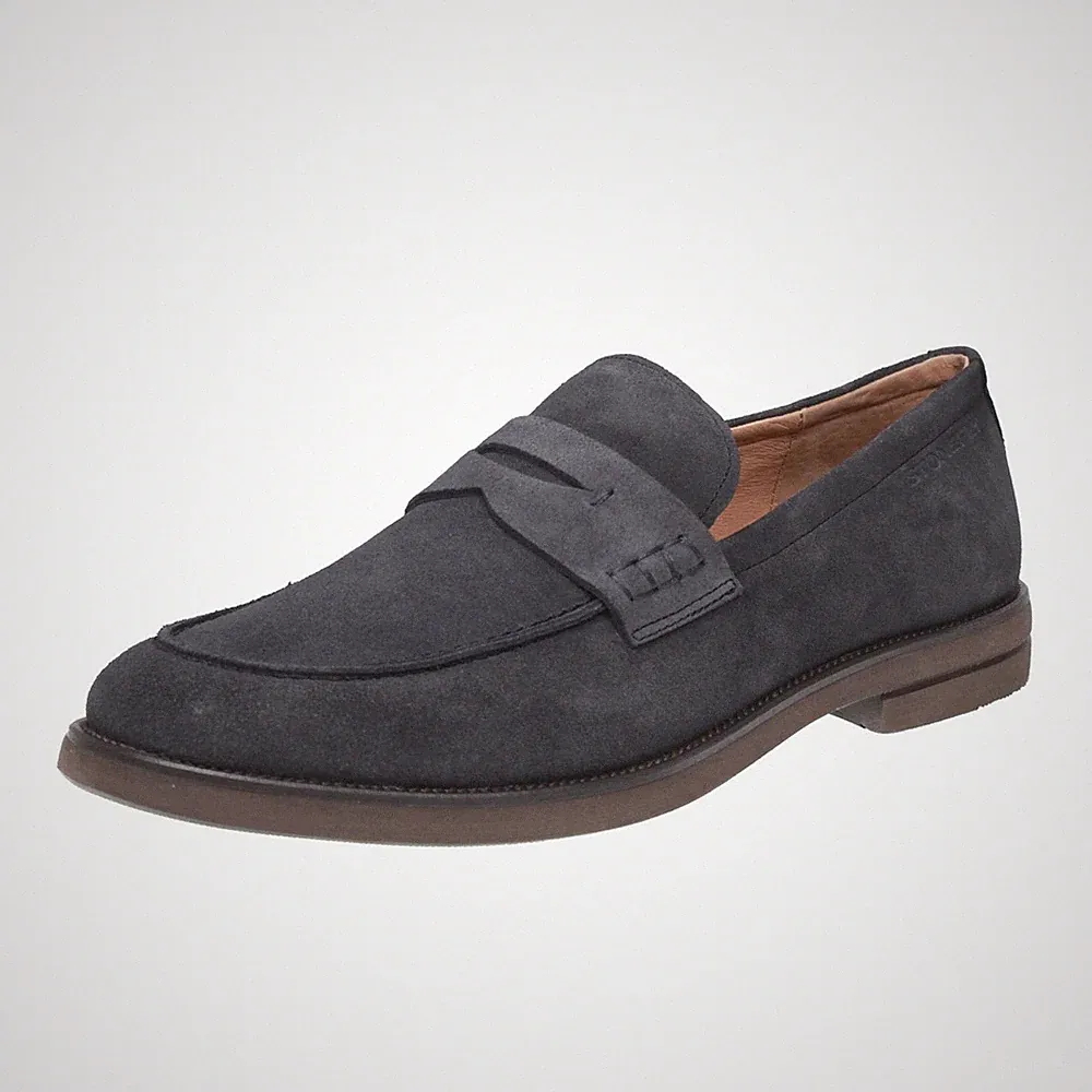 Stonefly Calvin 9 - blaue Wildleder Halbschuhe - Größe 45 [29,6 cm] Herrenschuhe