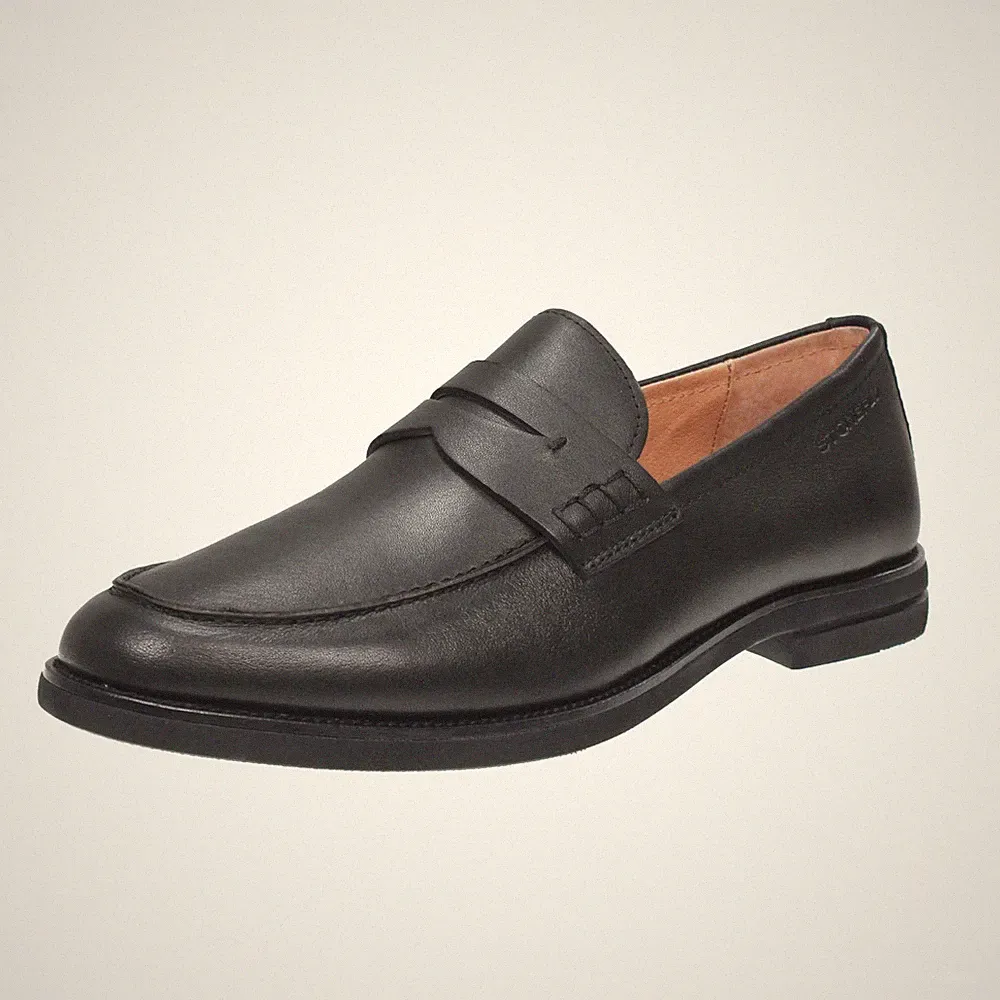 Stonefly Calvin - schwarze Leder Halbschuhe - Größe 45 [29,6 cm] Herrenschuhe