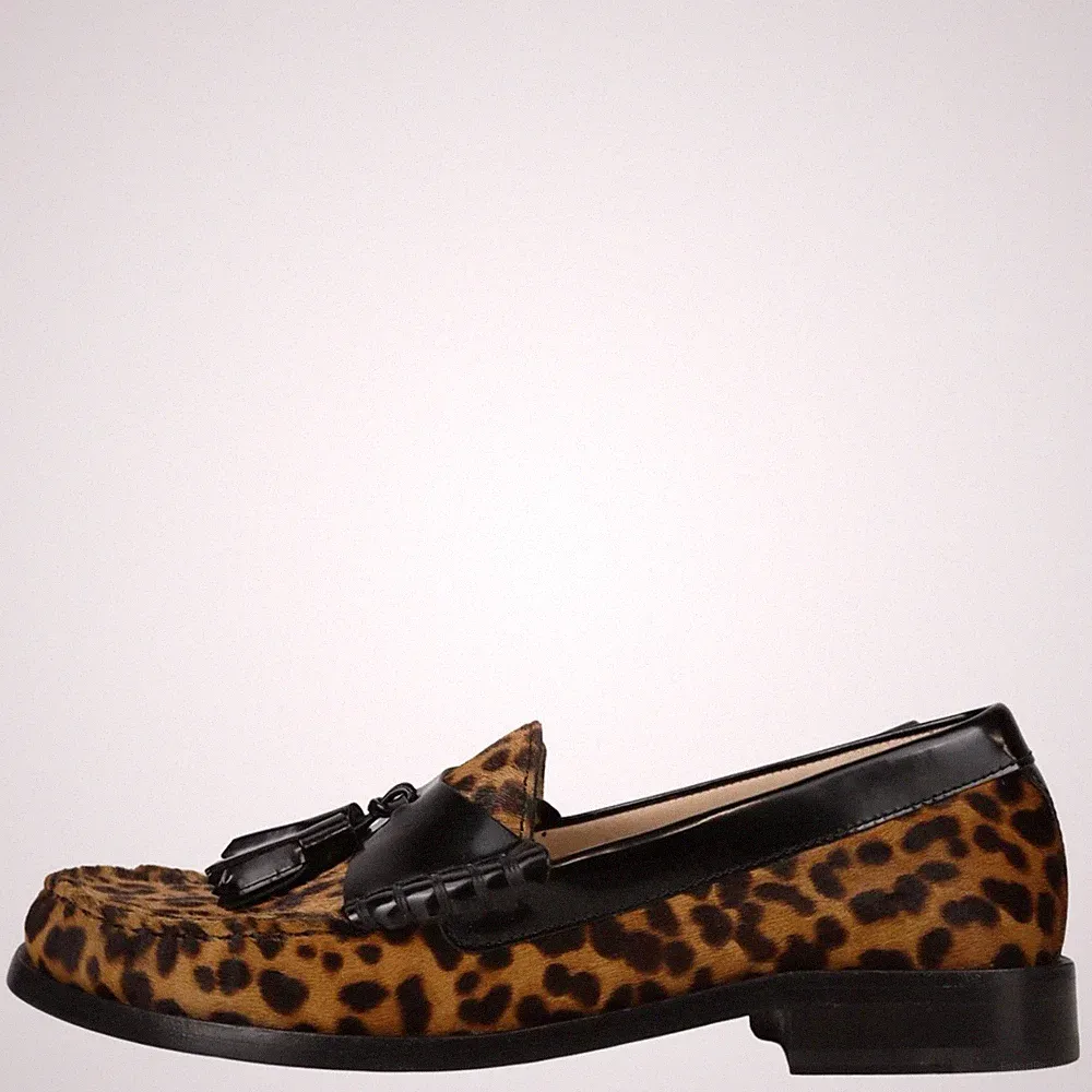 Stuart Weitzman Damen Schuhe Loafers Gr. 38,5 Mehrfarbig Leder Halbschuhe