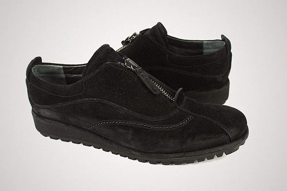 Stuart Weizman Gr.40 Damen Halbschuhe Slipper Sneaker Loafers Schwarz TOP i 744