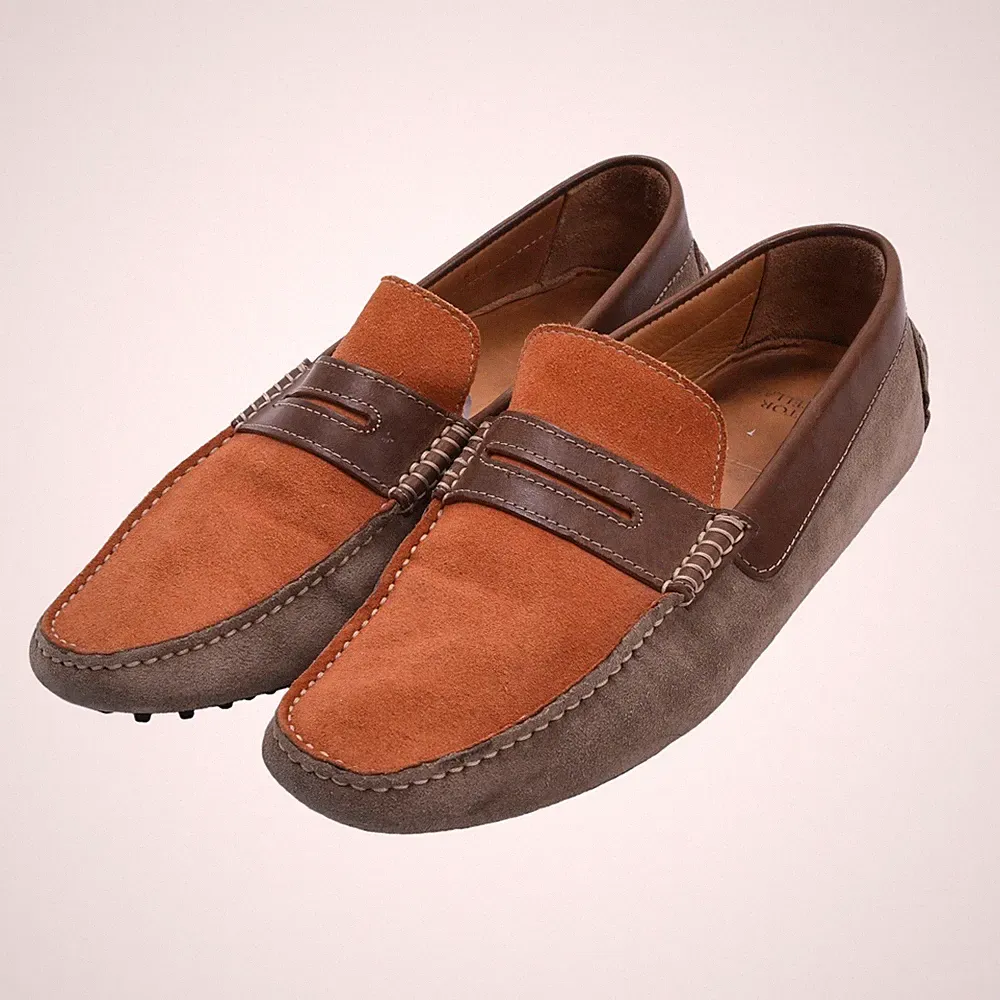SUTOR MANTELLASSI Driving Loafers Schuhe Gr 41 Shoes Made in Italy Mocassins Bra