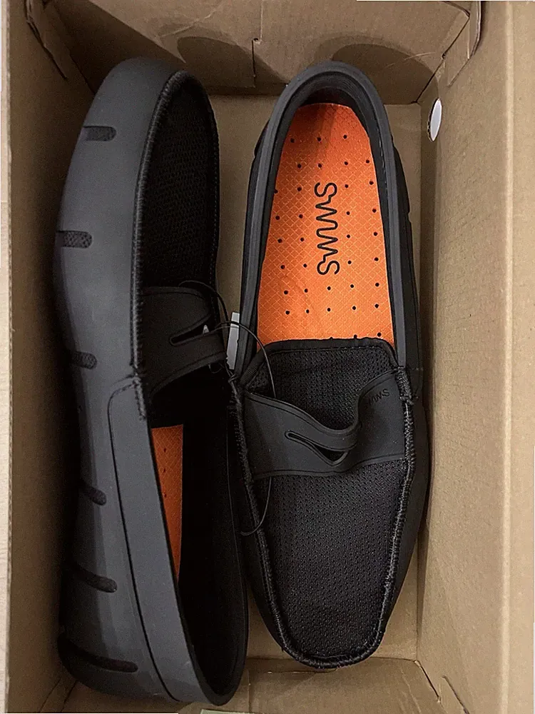 SWIMS Men’s Penny Loafers - Black - Size 11