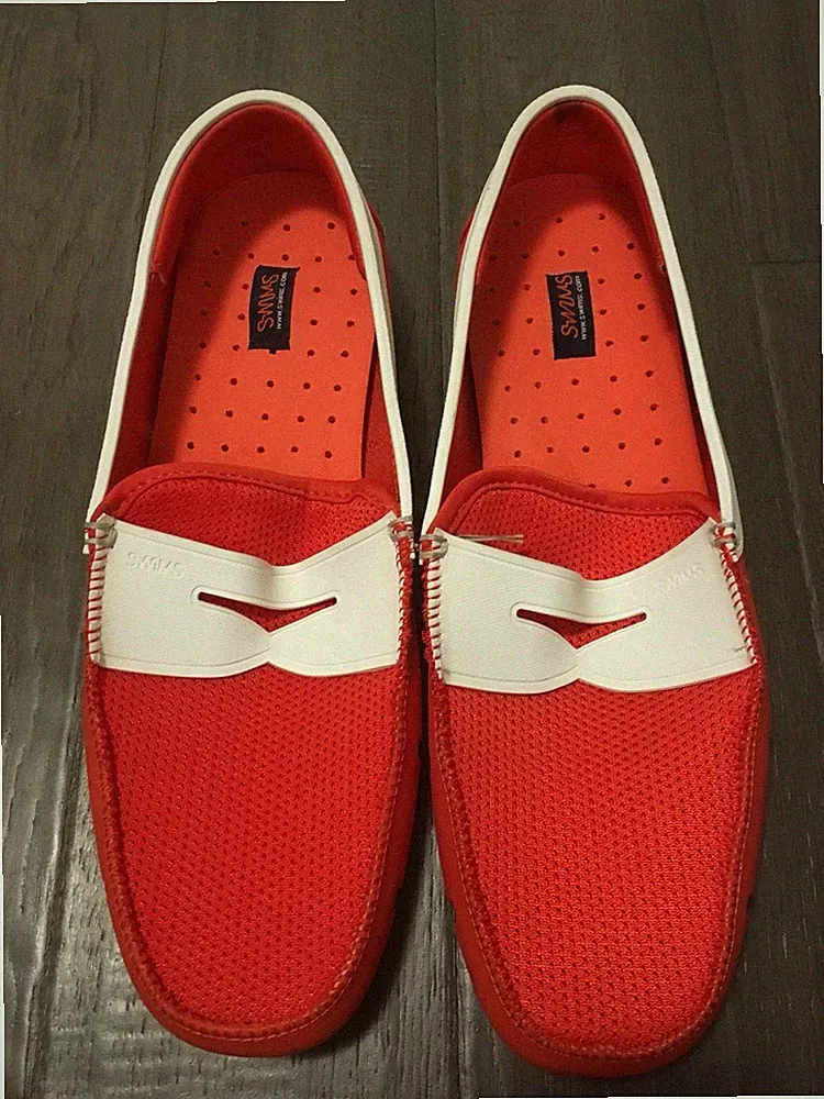 Swims Penny Loafer Driver Red Moccasin Loafer Men’s Size 11