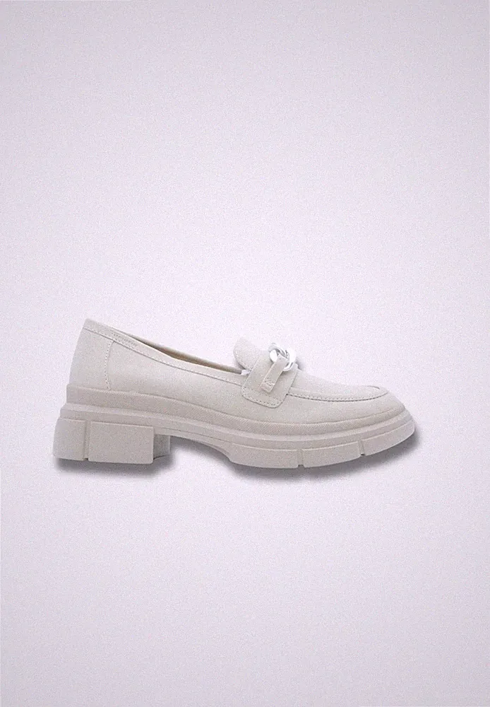 Tamaris Chunky Loafer Slipper Damenschuhe Sandalen Pantoletten Beige 969914