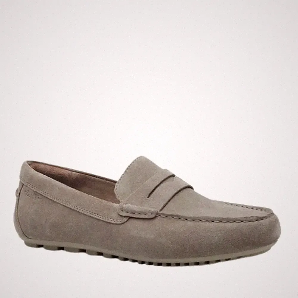 Tamaris Herren Beige Leder Loafer Freizeit 1-14600-44346