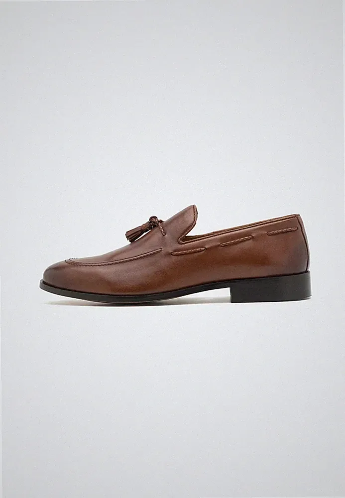 Tassel loafers Herren leder braun größe 46 Pier one neu