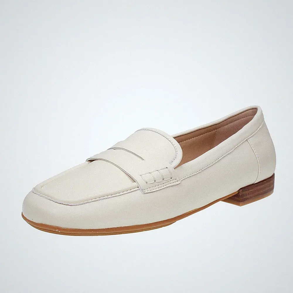 The Flexx Maude - weiße Nappaleder Halbschuhe - Damen Schuhe