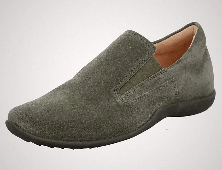 Think! STONE Schuhe *Gr. EU43,5* (UK9,5) Slipper Halbschuh Brushed-Wildleder UVP 180,00£