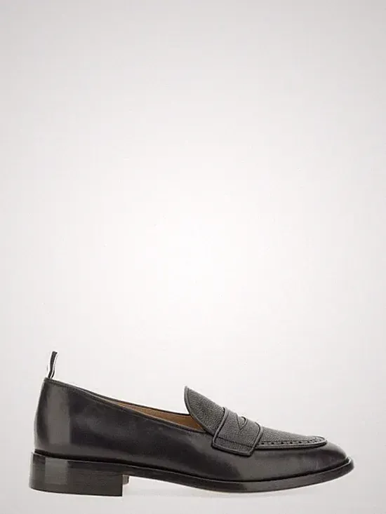 Thom Browne Penny Loafer mit flexibler Sohle aus Vitello Kalbsleder 141548780