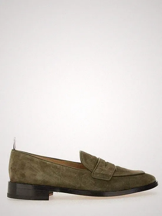 Thom Browne Wildleder College Penny Loafer MFL087A L0037 320 141548840 [U]