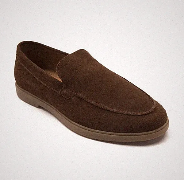 Thomas Crick Fenway Herren Braun Halbschuh Slipper Leder Smart Freizeitschuhe