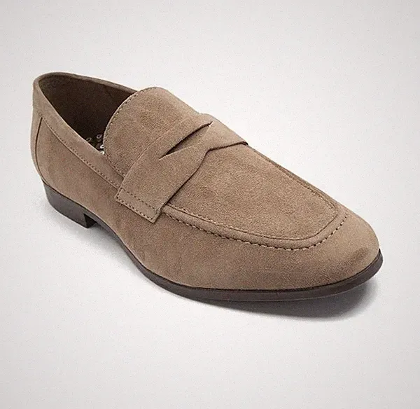 Thomas Crick Harley Herren Minx Penny Loafer Slipper Wildleder Smart Schuhe