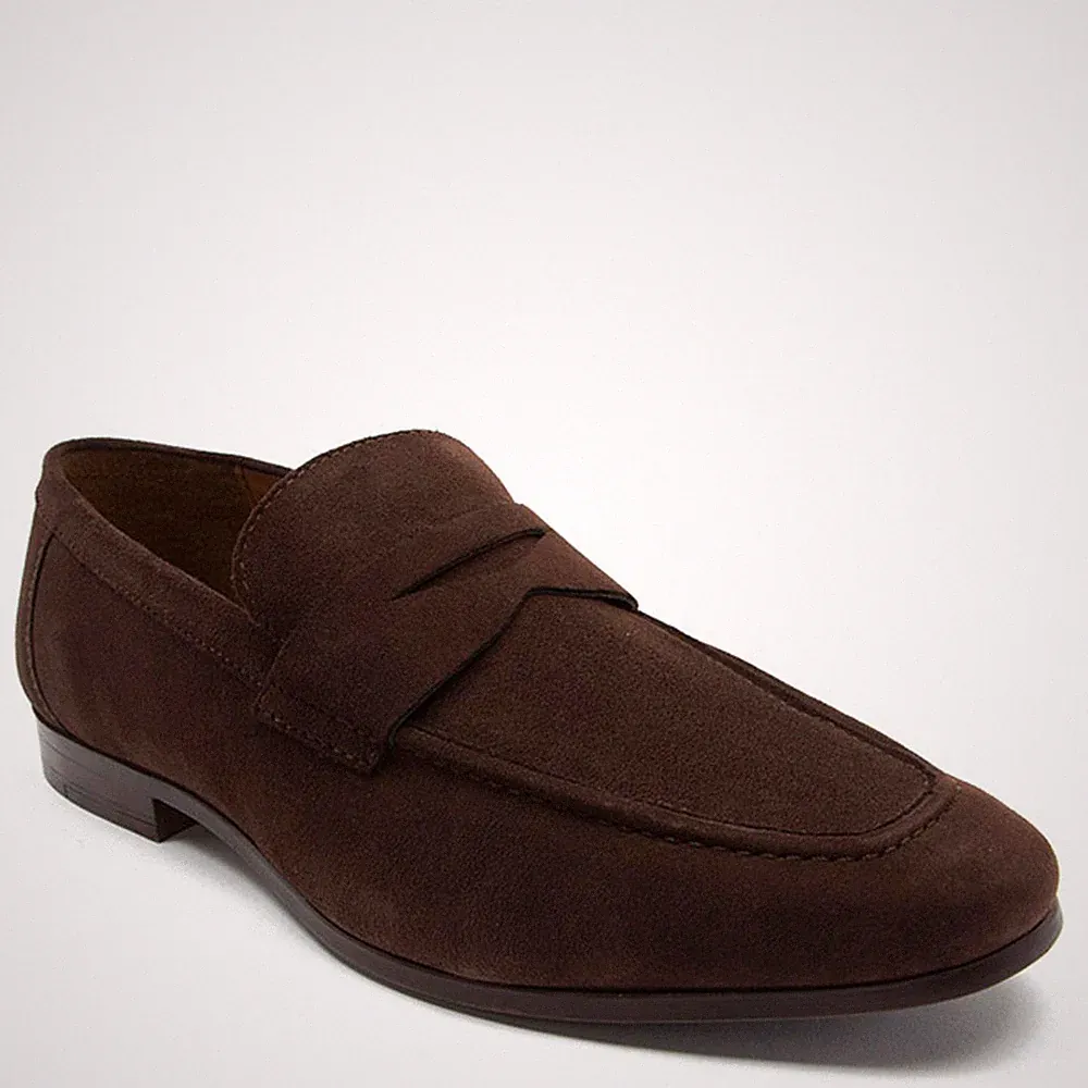 Thomas Crick Harley Wildleder Leder Slipper Smart Herren Halbschuhe