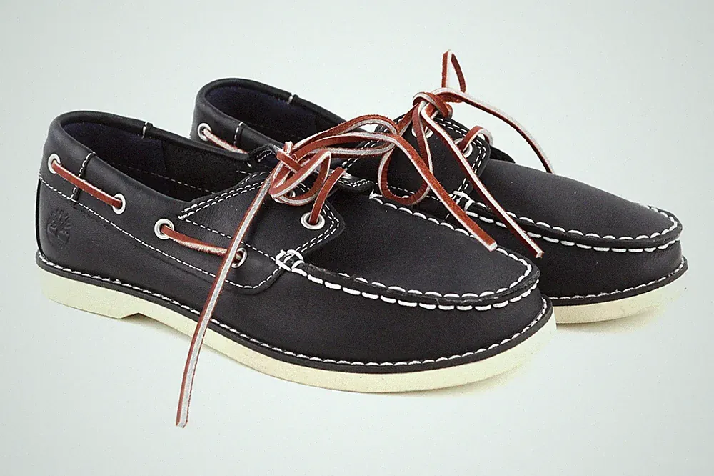 Timberland 3177A-A4498 Jungen EU33/34 Navy Echtleder Halbschuhe Schuhe *