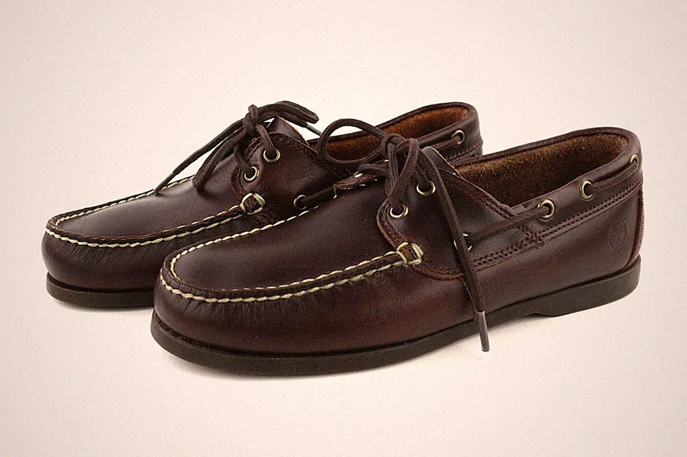 Timberland A199I-A4336 Herren Schuhe EU41 / 41,5 Dunkelbraun Leder Halbschuh Low-Top *