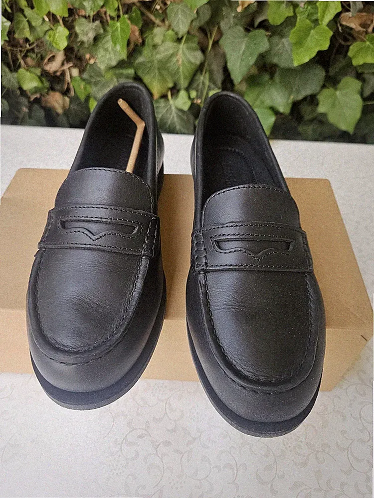 Timberland Classic Boa Herren Loafer Slip-On Leder Schwarz EU 39