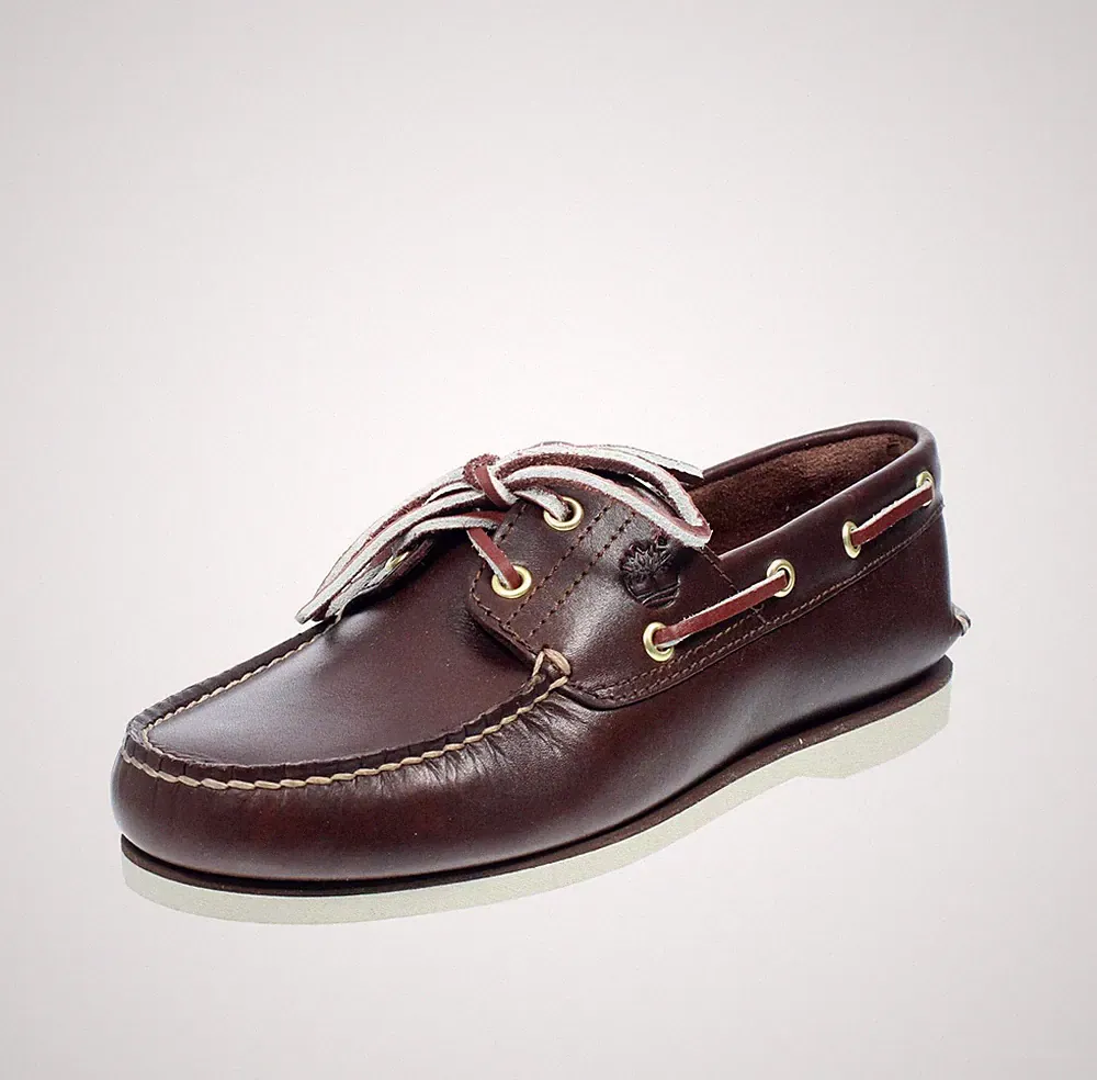 Timberland Classic Boat - Bootsschuhe aus braunem Nabuk - Herrenschuhe