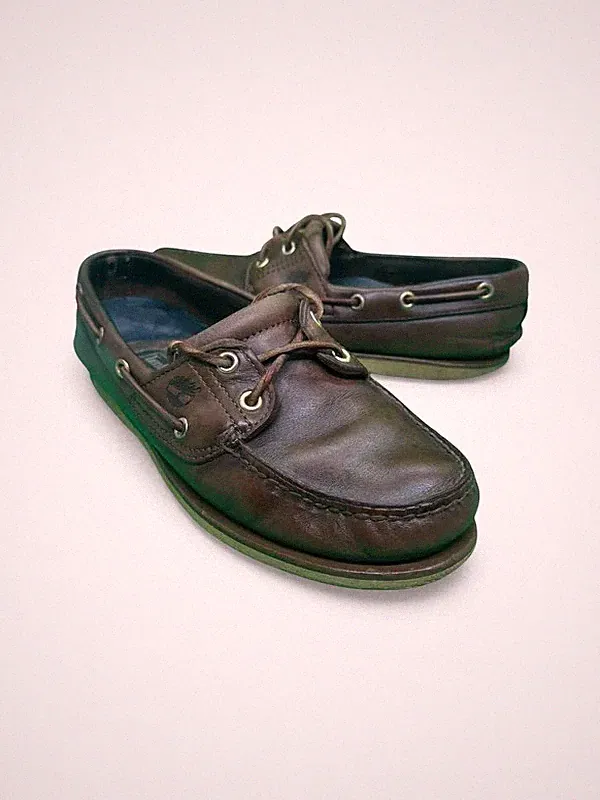 Timberland Classic Boat Shoes – Bootshalbschuhe Echtleder braun Gr. 41