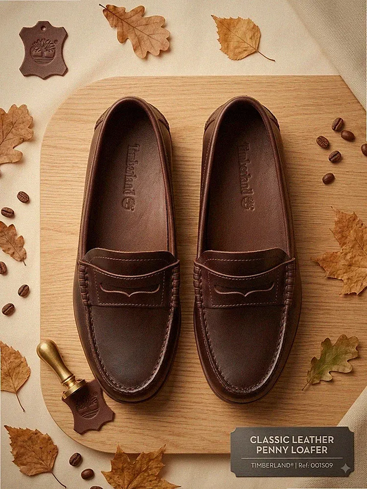 Timberland Classic Leather Penny Loafer – Dunkelbraun