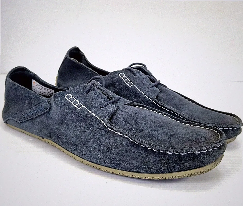 Timberland Clyde Hill Halbschuh blau grau Wildleder Herren UK Größe 11 A1PHK