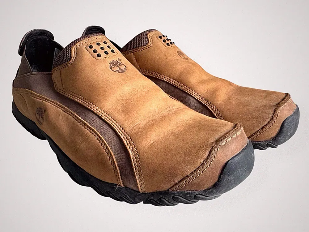Timberland Herren Braun 9.5W SMART Komfortzone Slipper Wildleder Halbschuhe 88067