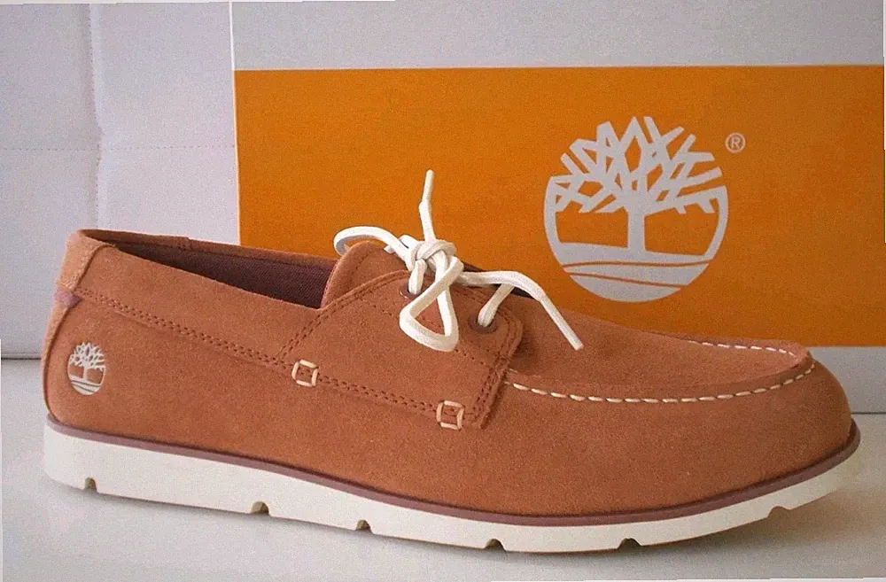 Timberland Herren Halbschuhe Wildleder Rost Grafton Bay 2Eye, Gr.43,5 135€