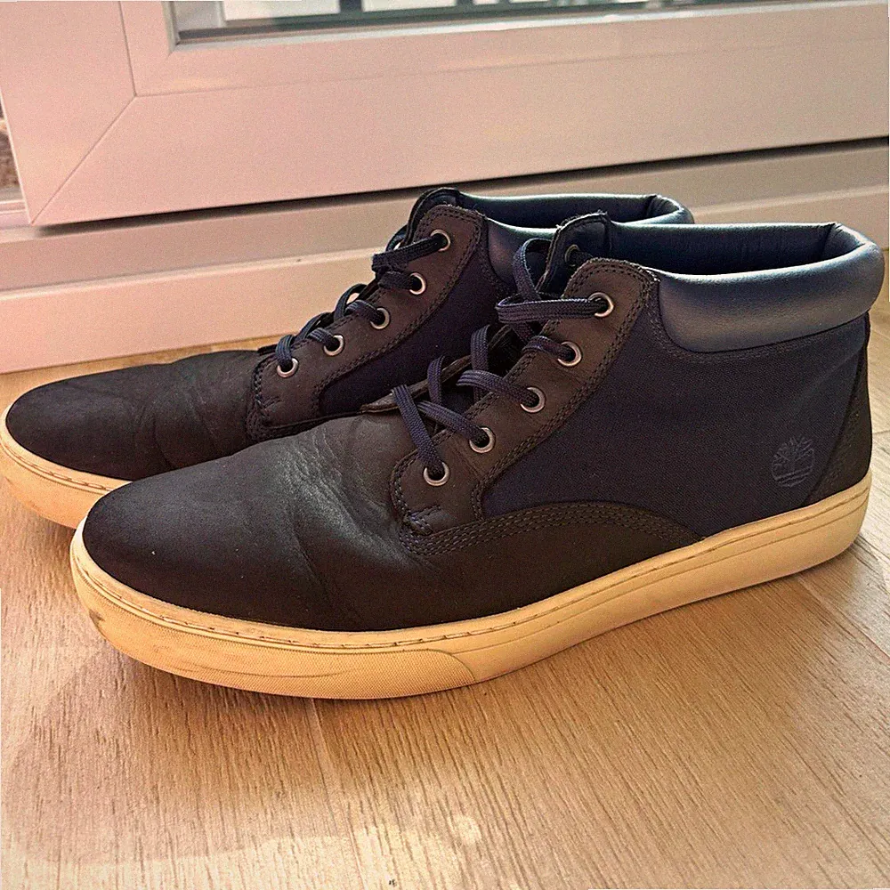 Timberland Herren Sneaker Mid Top/ BootsSchwarz/Blau Ortholite EU 47,5 US 13