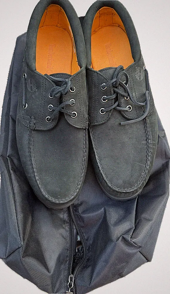 Timberland Herrenschuhe, Bootsschuhe, Gr. 45 (Gr. 11) , schwarz, ungetragen
