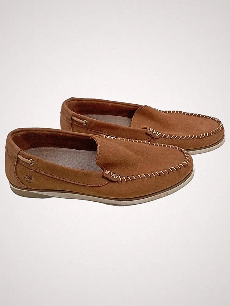 Timberland Loafer braun Leder Herrenschuhe Gr. 44.5