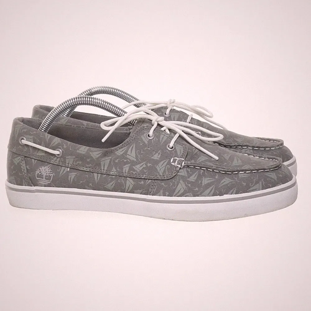 Timberland, Loafers, Größe: 41 1/2, model: segeltuch bootsschuhe, Leinen #GJA