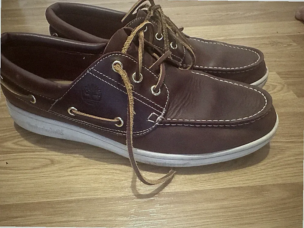 Timberland Portofino Pier Herren Bootsschuhe Leder burgunderrot EU 46 US 12
