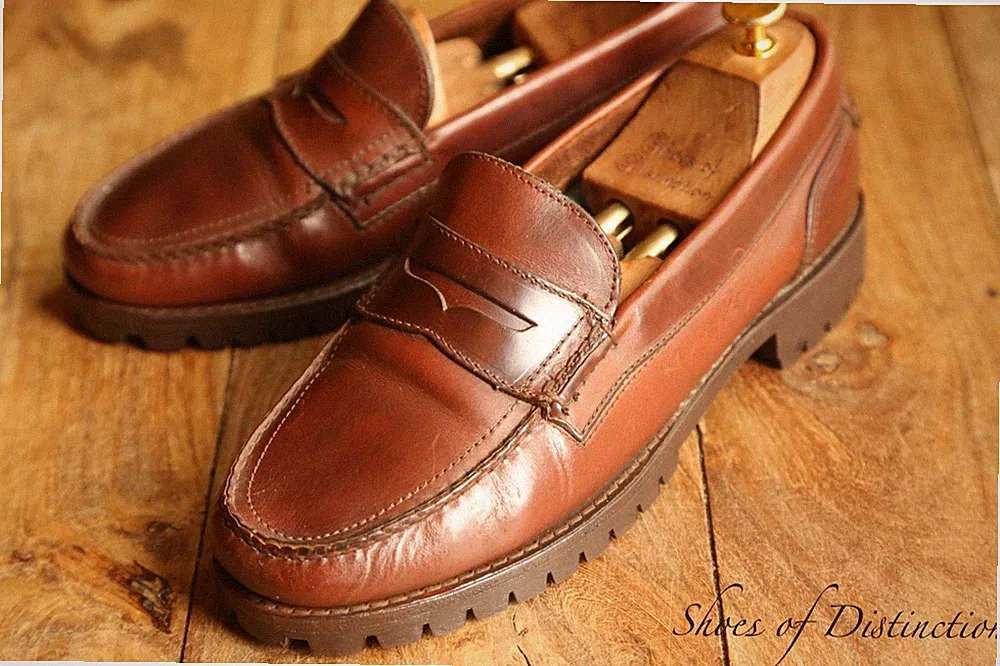 Timberland Tan Brown Penny Loafer Schuhe Herren UK 10 EU 44 US 10,5 W