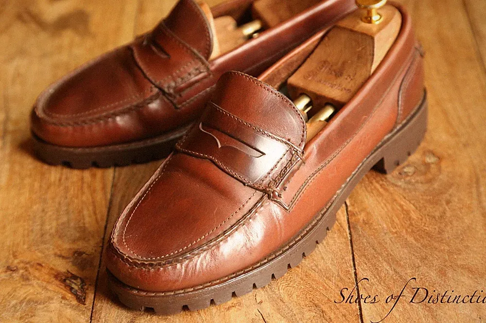Timberland Tan Brown Penny Loafer Schuhe Herren UK 10 EU 44 US 10,5 W