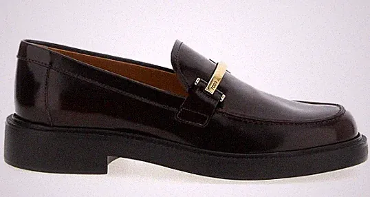 Tod's Bordeaux Barretta Halbschuhe Gr. 41