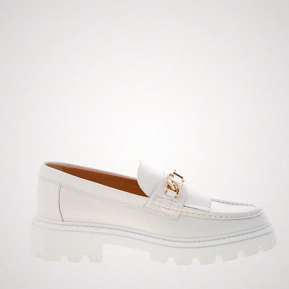 Gold Loafer mit Kette