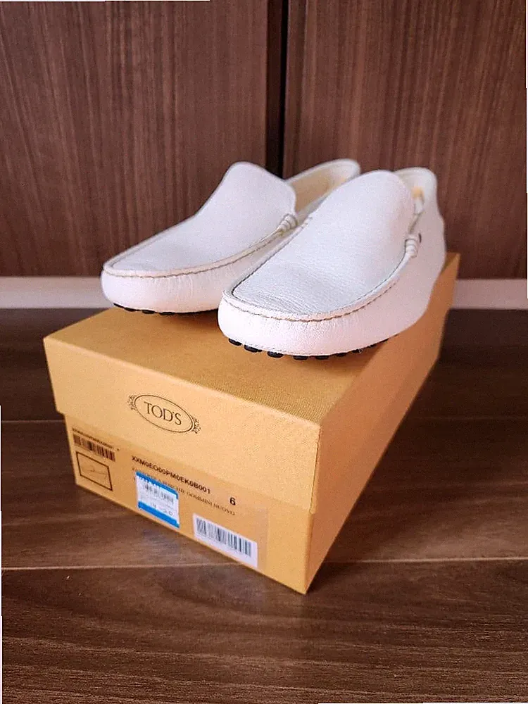 Tod's GOMMINI Slipper Weiß 25,5 cm Neu Herrenschuhe