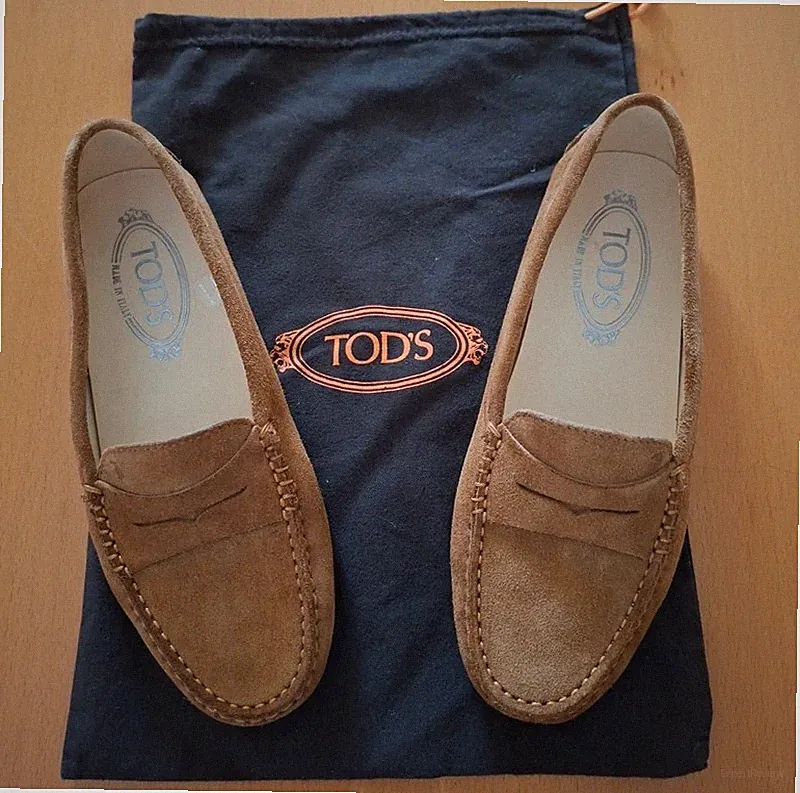 Tod's Halbschuhe; Gr. 36; Farbe: braun; Wildlederoptik