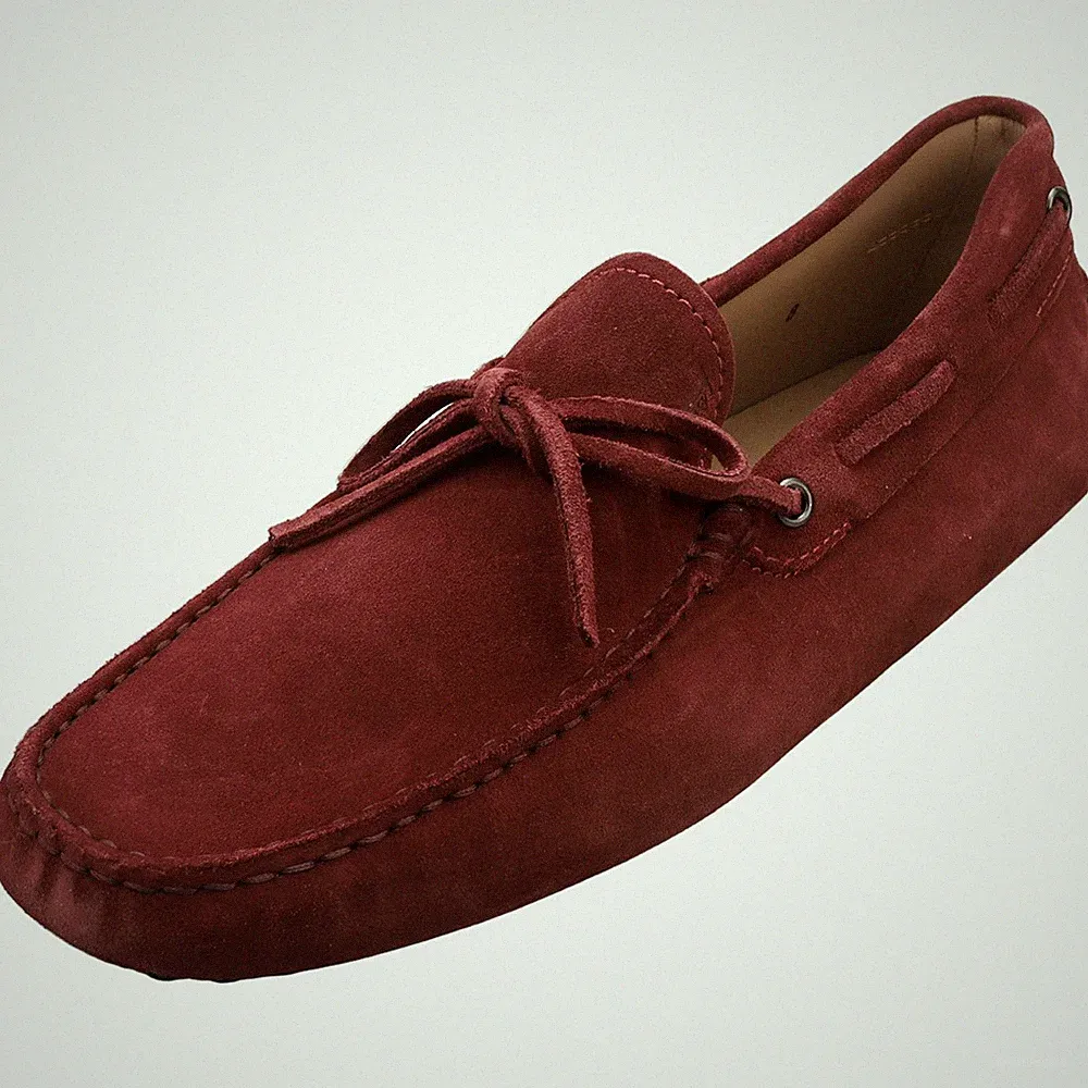 TOD'S Herren Loafer Burgundy NEW LACETTO GOMMINI