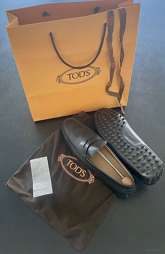 Tod's Herren Loafer Leder schwarz neu/ungetragen Größe 11