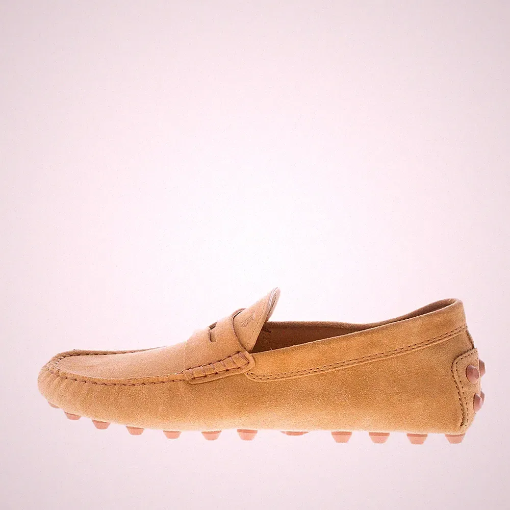 TOD'S Herren Schuhe Halbschuh Gummi Bubble Wildleder Braun XXM52K00640RE0S415