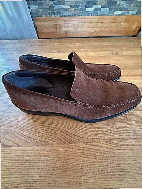 TOD`S Herrenschuh SlipOn Loafer Gr.8,5 braun Neuwertig