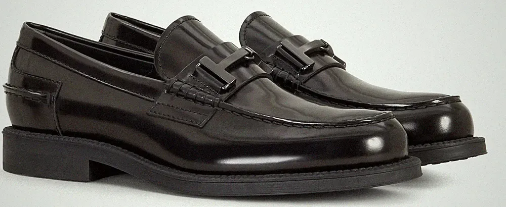 Tod's Leder Halbschuh DOUBLE T Herren SCHUHE shoes loafers herrenschuhe 100%aut