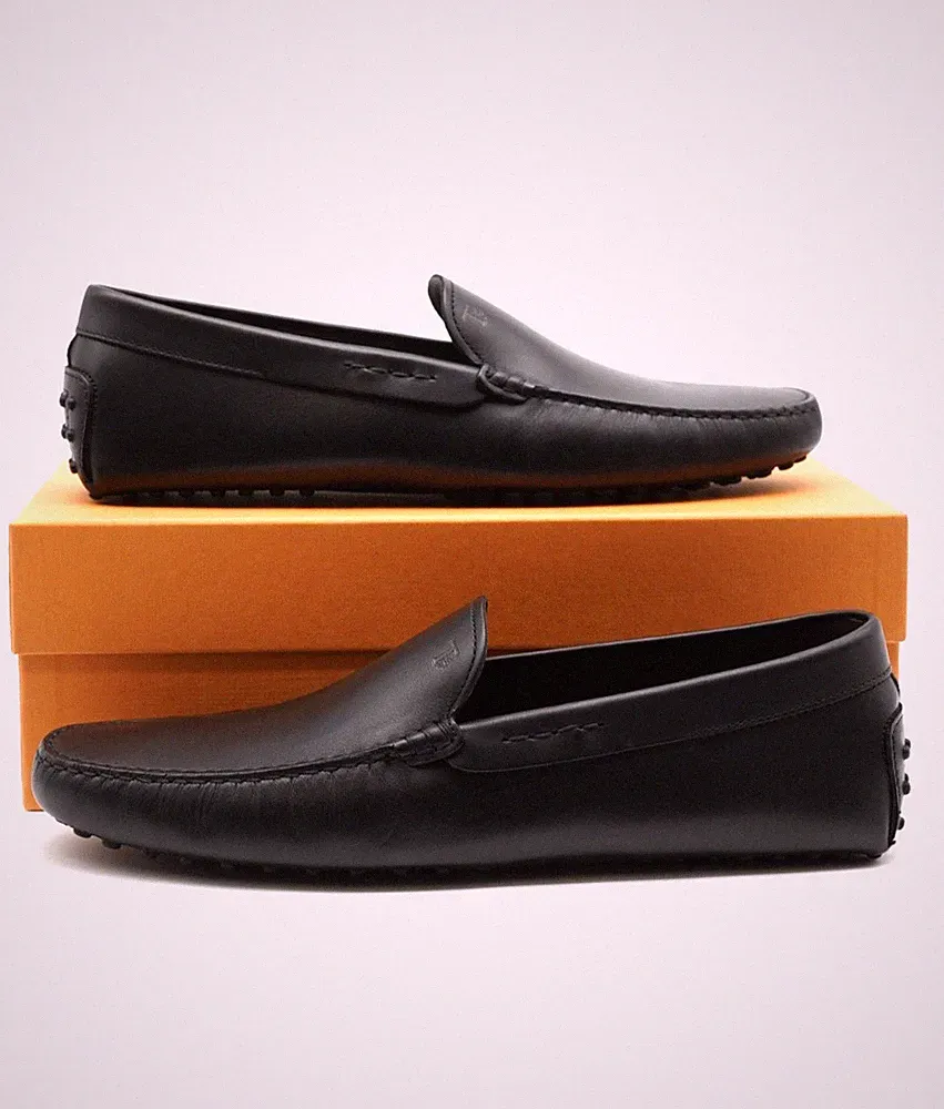 Tod's Leder Halbschuhe Driving Drivers Schuhe schwarz UK 11,5 US 12,5 EU 45,5 9333G